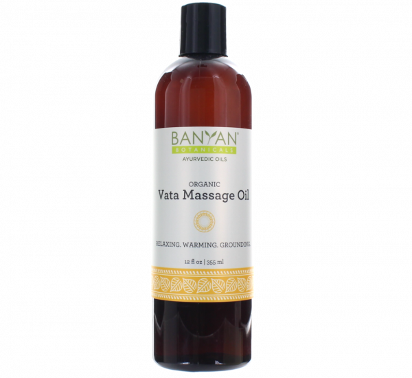 Vata Massage Oil, Organic 12 oz - Banyan Botanicals