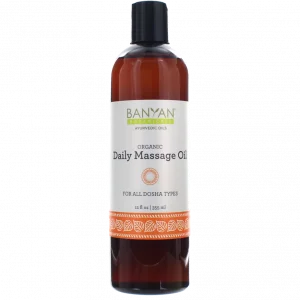 Daily Massage Oil 12 oz by Banyan Botanicals