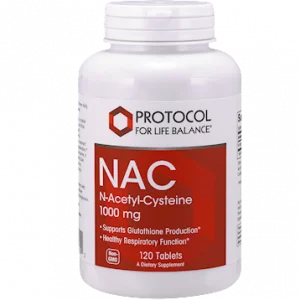 NAC 1,000 mg 120 tabs by Protocol For Life Balance