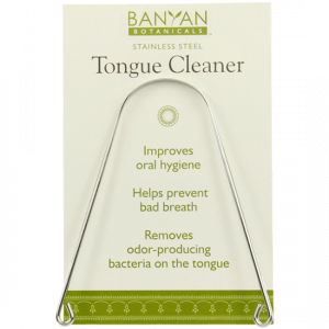 Tongue Cleaner (Stainless Steel) 1 pcs by Banyan Botanicals