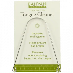 Tongue Cleaner (Stainless Steel) 1 pcs by Banyan Botanicals