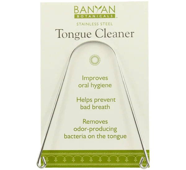 Tongue Cleaner (Stainless Steel) 1 pcs by Banyan Botanicals