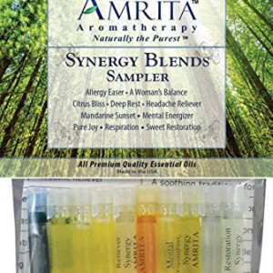 Synergy Sampler - 10, 1-ml vials - Amrita Aromatherapy