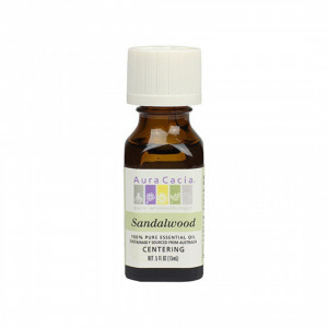 Sandalwood in Jojoba .5 oz - Aura Cacia Pure Essential Oils