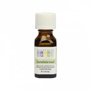 Sandalwood in Jojoba .5 oz - Aura Cacia Pure Essential Oils
