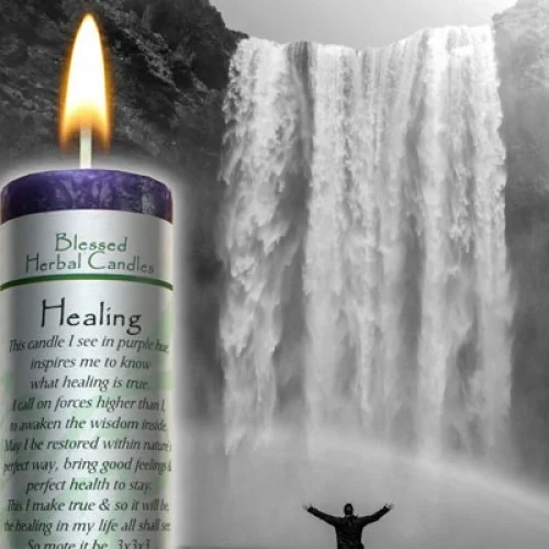 Healing - Blessed Herbal Candle by Coventry Creations Healing - Blessed Herbal Candle