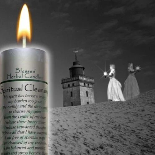 Spiritual Cleansing - Blessed Herbal Candle Spiritual Cleansing - Blessed Herbal Candle