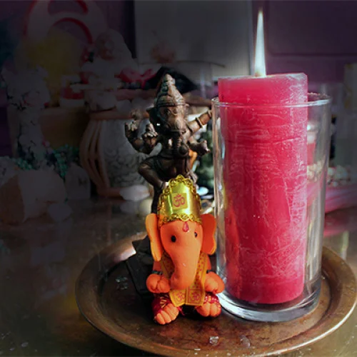 Candle Holder - World Magick size