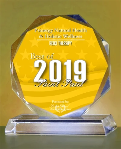 Psinergy Natural Health & Holistic Wellness 2019 Best of Saint Paul Award in Reiki Therapy