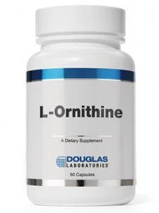 L-Ornithine 500mg 60 caps by Douglas Laboratories