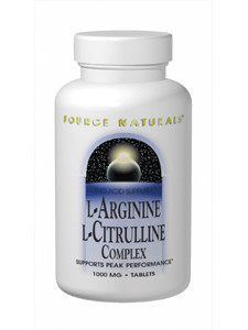 L-Arginine L-Citrulline Complex 120tabs by Source Naturals