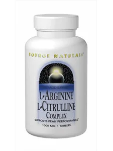 L-Arginine L-Citrulline Complex 120tabs by Source Naturals L-Arginine L-Citrulline Complex 120tabs by Source Naturals