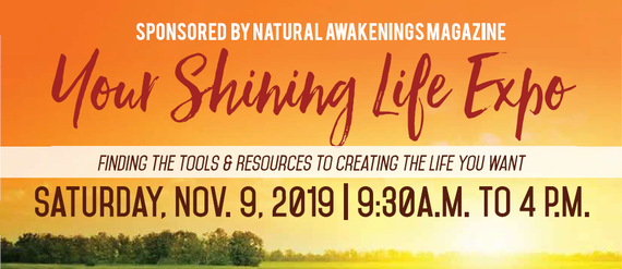 Your Shining Life expo info - November 9, 2019 from 9:30 AM to 4 PM at the DoubleTree by Hilton Roseville Minneapolis