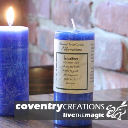 Intuition - Blessed Herb Affirmation Candle
