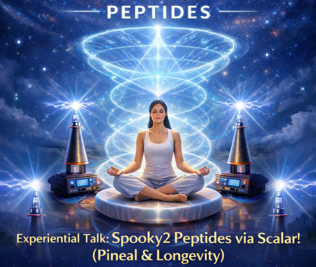 Experiential Talk: Spooky2 Peptides via Scalar! (Pineal & Longevity)