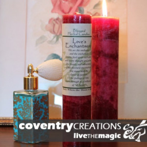 Love's Enchantment - Blessed Herbal Candle