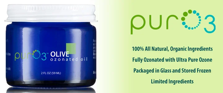 PurO3 100% All Natural, Organic Ingredients, Full Ozonated with Ultra Pure Ozone.