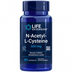 N-Acetyl-L-Cysteine 600 mg 60 vegcaps by Life Extension