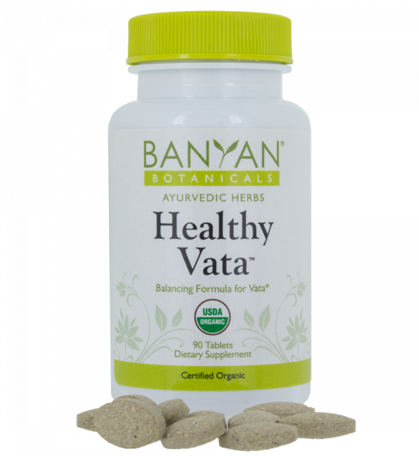 Healthy Vata tablets, 90 tabs - Banyan Botanicals