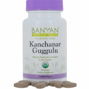 Kanchanar Guggulu 300 mg 90 tabs - Banyan Botanicals