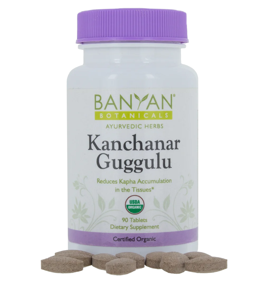 Kanchanar Guggulu 300 mg 90 tabs - Banyan Botanicals