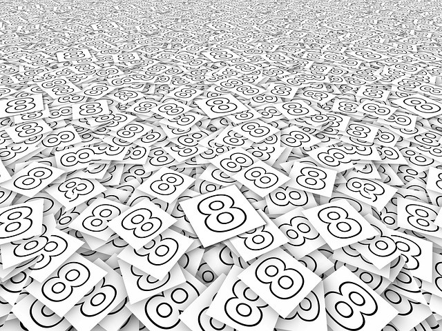 The number 8 = infinity