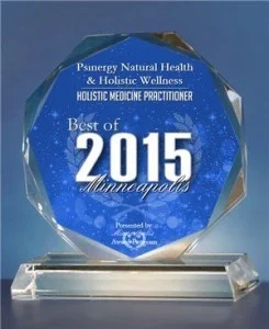 2015 Best of Minneapolis Award in the Holistic Medicine Practitioner category by the Minneapolis Award Program