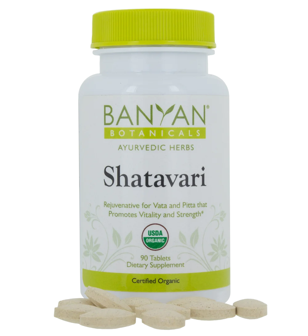 Shatavari 500 mg, 90 tabs by Banyan Botanicals Shatavari 500 mg, 90 tabs by Banyan Botanicals