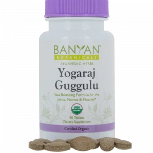 Yogaraj Guggulu, 300mg 90 tabs - Banyan Botanicals