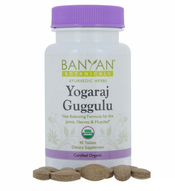 Yogaraj Guggulu, 300mg 90 tabs - Banyan Botanicals
